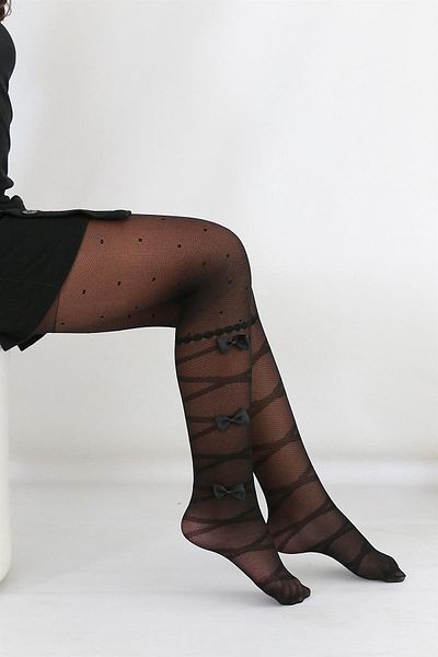 Daymod Children's Panty Stockings with Mini Accessories Black