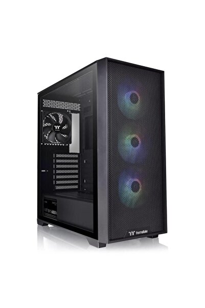 THERMALTAKE H390 TG 650W 80+ Bronze ARGB 3x120mm Fan Mesh Ön Panel, Pencereli...