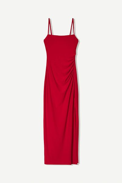 Bershka Strappy midi dress