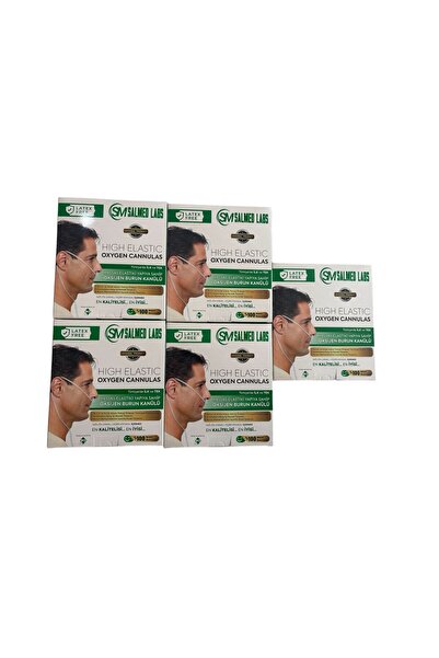 SALMED 2.5 METRE SİLİKON NAZAL OKSİJEN KANÜLÜ 5 ADET