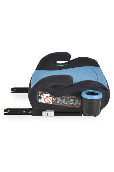 OEM Inaltator Auto cu Isofix Cangaroo I-Swift Albastru 125-150cm, Suport sticla cu sistem Anti-Varsare