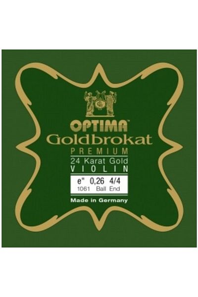 Optima Goldbrokat Premium 24 Carat Gold - Single Violin String (Mi)631745