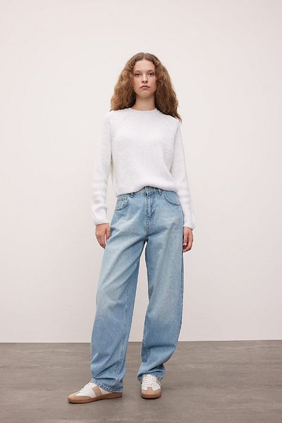 DeFacto Coool Regular Fit Crew Neck Basic Plain Knitwear Sweater L2567Az24Wn