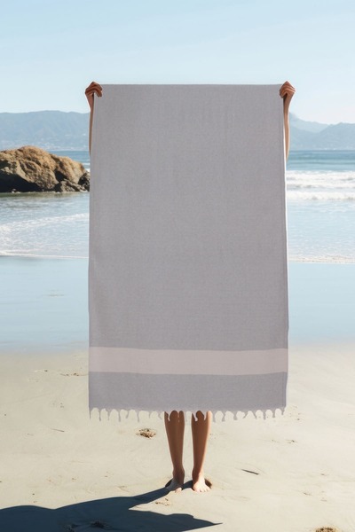 Homedius Diamond Patterned Diamond Cotton Loincloth Bath and Beach Towel