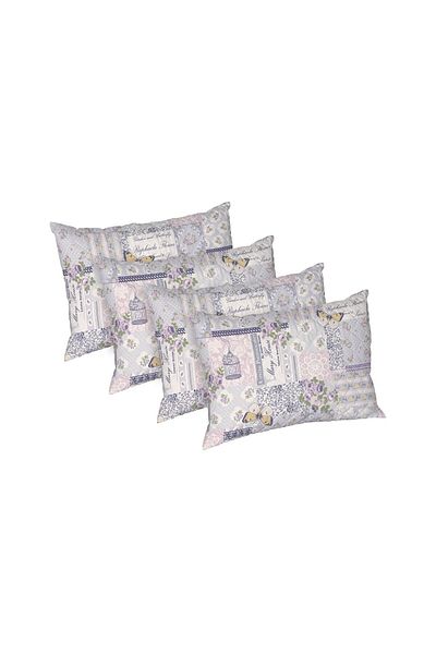 ALCAM Set of 4 Raphaela pillows, Alcam quilted microfiber, 50x70 cm
