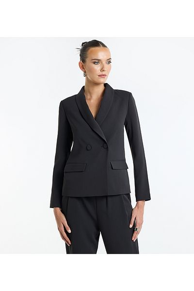 BCBG LONG SLEEVES DOUBLE BREASTED BLAZER