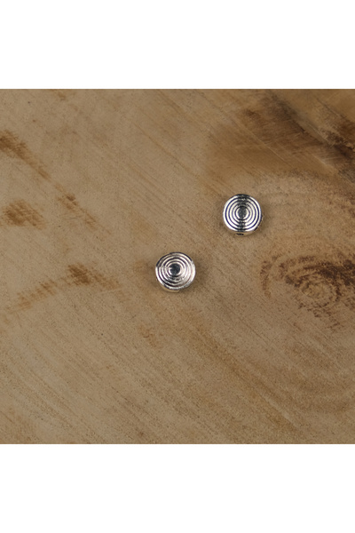 Prestij Boncuk Srebrna metalna okrugla perla od Sa deznom komada za ogrlicu, ...