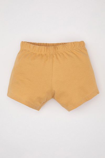 DeFacto Printed Short Sleeve T-Shirt and Rubber Waist Shorts for Baby Boy C6113A524Sm