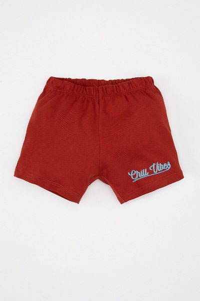 DeFacto Baby Boy 2 Piece Set Crew Neck Printed Short Sleeve T-Shirt Shorts C6111A524Sm