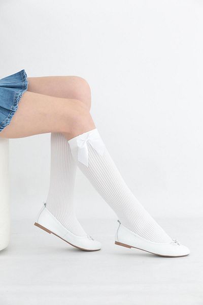 Daymod Rena Accessories Children's Knee Socks White
