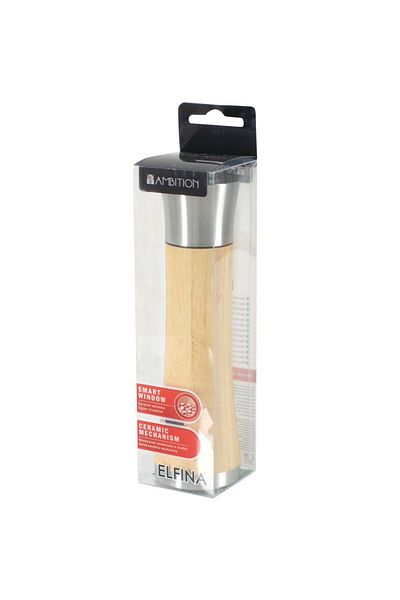 Ambition Salt or pepper mill with ceramic mechanism 20cm, Elfina