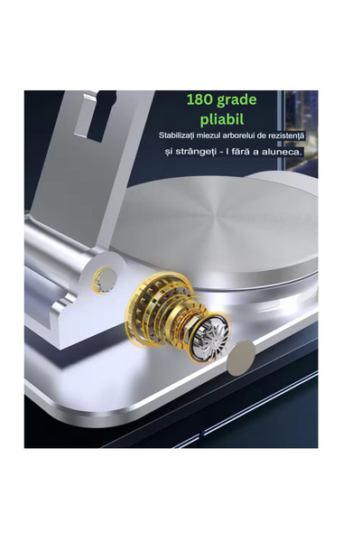 SMARTO Smarto H13 περιστρεφόμενη 360° βάση τηλεφώνου, φορητή, για επιτραπέζιους υπολογιστές, tablet, iPad, ρυθμιζόμενο ύψος