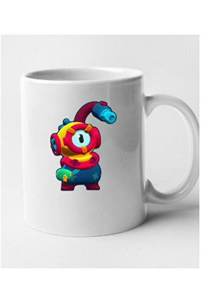 OEM Brawl Star - Cana albă personalizată Otis, INOVATIX®. 330 ml