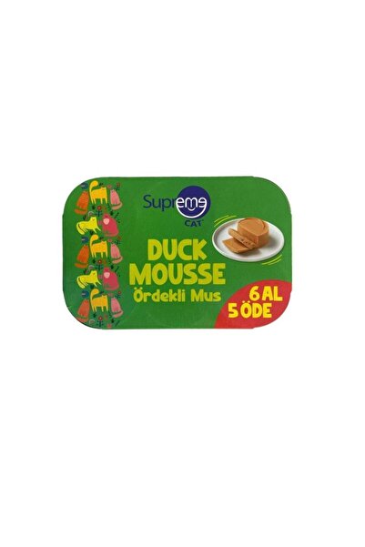 Supreme Cat Ördekli Püre Kedi Konservesi 85 Gr 6 Al 5 Öde