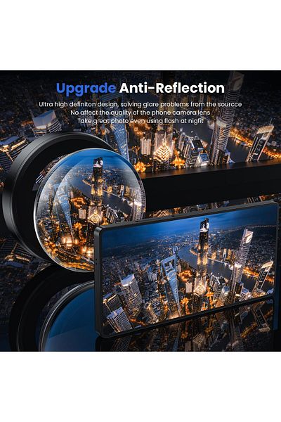 AWH Camera Lens Protector for Samsung Galaxy S25 Ultra, 9H Shatterproof Glass