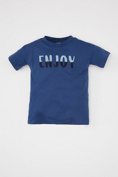 DeFacto Baby Boy Short Sleeve Crew Neck T-Shirt C5911A524Sm