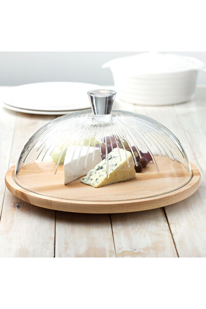 Ambition Wooden turntable with lid 33.5cm, Sophie