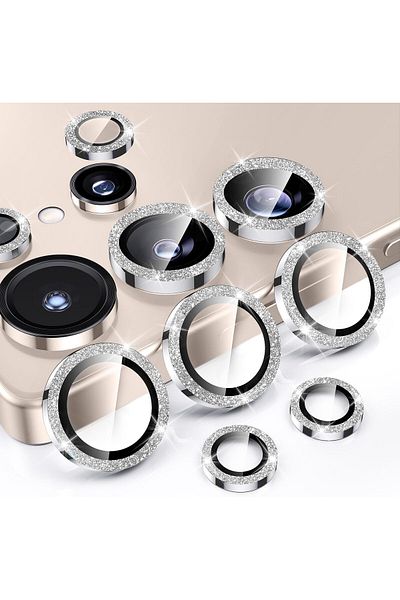 AWH Camera Lens Protector for Samsung Galaxy S25 Ultra, Ultra-HD 9H Glass, Military-Grade