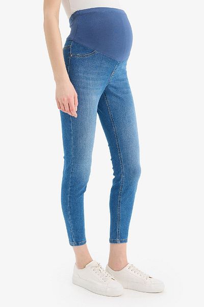 DeFacto Skinny Fit High Waist Straight Leg Standard Maternity Pants Z6882AZ24SP