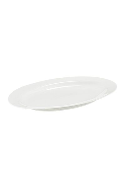 Ambition Platou oval 35,5x21cm, Aura White