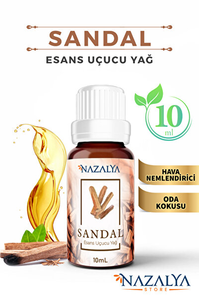 Nazalya Hava Nemlendiriciler için Uçucu Oda koku Yağı Sandal Esansiyeli 10 ml