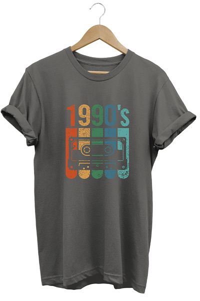 remonz Μπλουζάκι με στάμπα της δεκαετίας του 1990 από 100% βαμβάκι Oversize