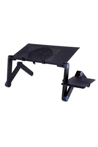 Tronsmart Masuta laptop Tronsmart YL-805 inaltime reglabila, din aluminiu cu sistem de ventilatie tip coller USB