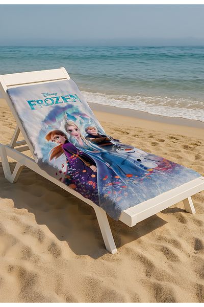 Viadela Elsa Frozen Beach Towel – a Magical Breeze from Frozen