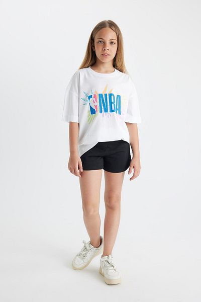 DeFacto Girl's Basic Plain Shorts C6573A824Sm