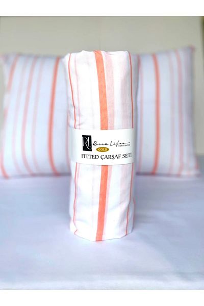 Sdream Elastic Line Bed Sheet Set: Cotton Pillowcases - Single/Part - Battal