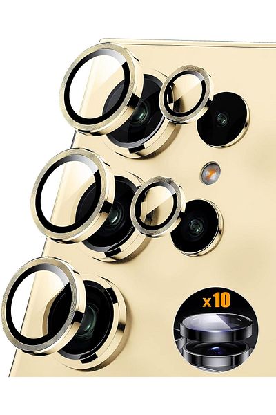 AWH 2 Set Camera Lens Protector for Samsung Galaxy S25 Ultra 5G, 9H Tempered Glass