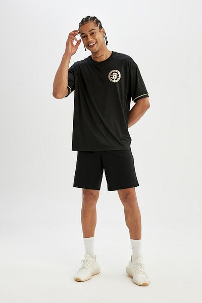 DeFacto Nba Brooklyn Nets Box Fit Cycling Totes Ekrem Geren Υφασμάτινο σακίδιο πλάτης Εξηγημένο