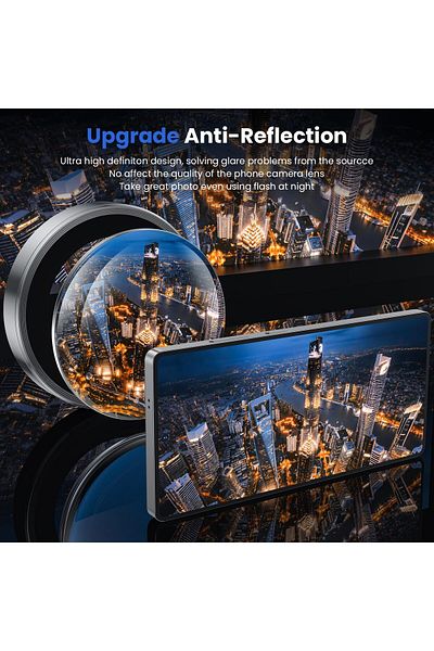 AWH Camera Lens Protector for Samsung Galaxy S25 Ultra, 9H Shatterproof Glass