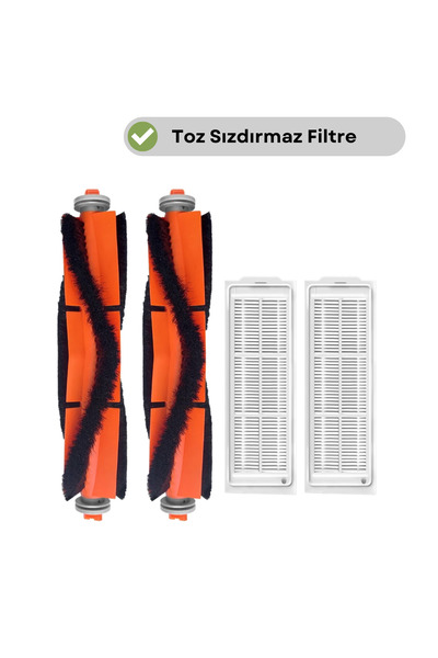 robotyedek Xiaomi Mop 2 Pro Mjst1shw - فرشاة رئيسية بديلة متوافقة مع 4 قطع وف...