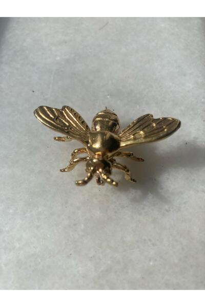 morning Blue Arı Formlu Broş