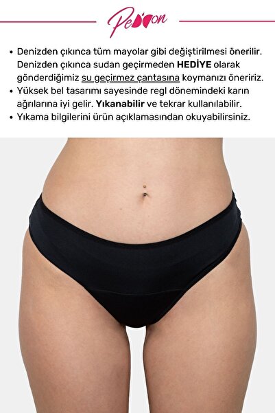 PEDDON Ειδικό άνετο καλοκαιρινό μπικίνι κάτω - Jenny εμμηνορροϊκό εσώρουχο, σούπερ απορροφητικό πακέτο ευκαιρίας