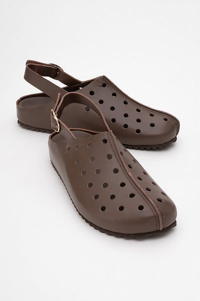 LuviShoes Justa Brown Skin Genuine Leather Women's Sandals