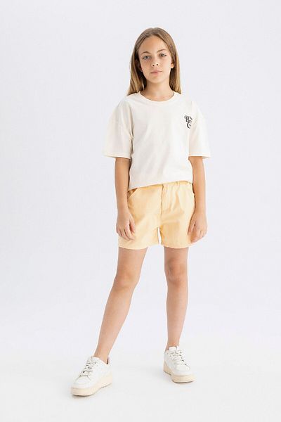 DeFacto Girl's Cotton Shorts - C5221A824SM