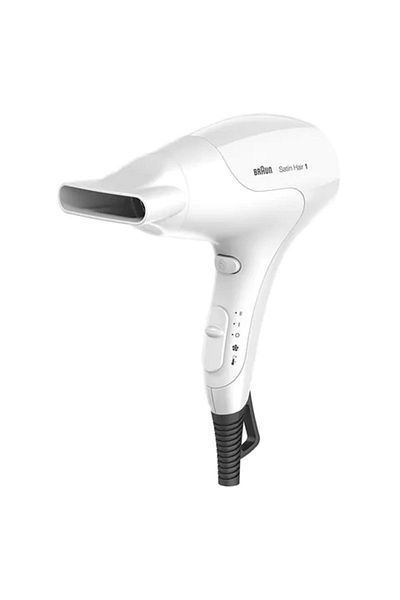 Braun Hair Dryer 1800 Watts, Infrared Heating, Even Heat Distribution, 2 heating, Cold Shot - HD 180