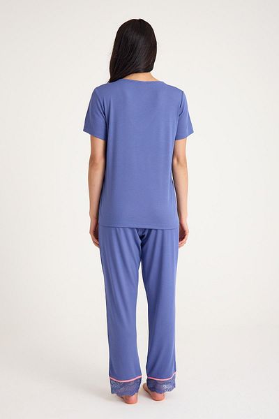 Amarelle Set de pijamale din țesătură de viscoză Dream Grey Blue
