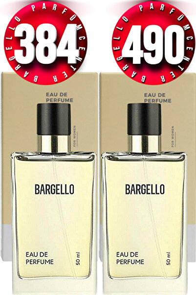 Bargello Parfüm 384 Kadın Parfüm Floral 50 Ml EDP + Bargello 490 Kadın Parfüm...