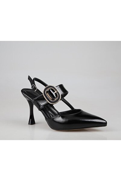 FELES 038-2522 حذاء بكعب نسائي أسود