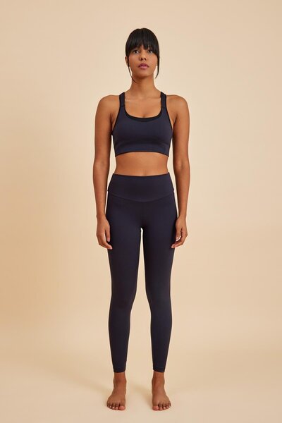 Amarelle Sportive Black High Waist Recovery Long Sports Leggings