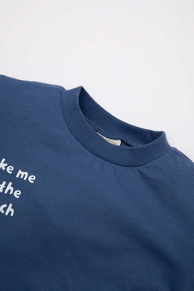DeFacto Baby Boy 3D Short Sleeve Crew Neck T-Shirt - C7783A524Sm