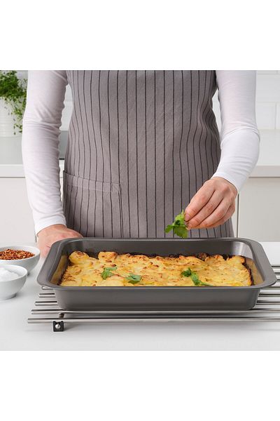 IKEA HEMMABAK Roasting tin, grey, 36 x 27 cm