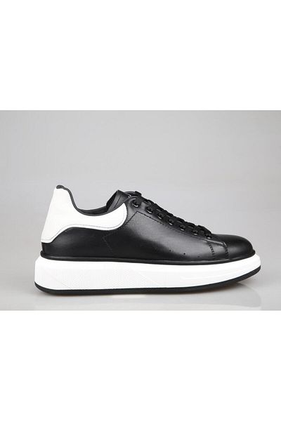 MARCOMEN 21028 Genuine Leather Black Men's Casual Shoes