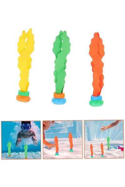 TUENGİ STORE Children's Underwater Diving Toy 3-Piece Sea Pool Set - Moss