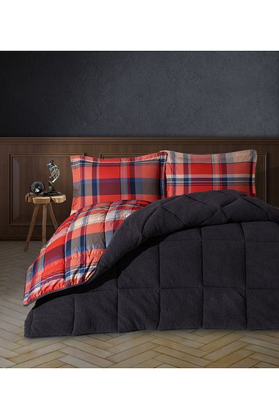Clasy Wellsoft Quilt Set Double Life Is V1 Smoked