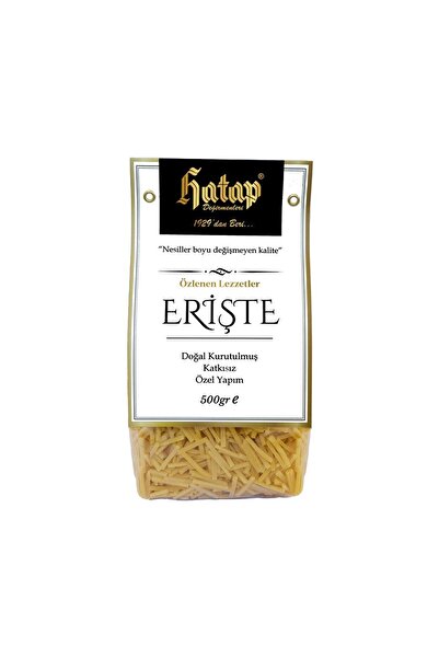 Hatap Değirmenleri Hatap Katkısız Elde Kesim Erişte 500 gr