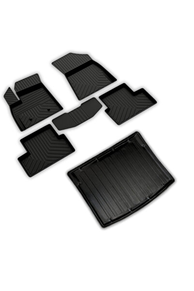 ferrous autoaccessories Renault Austral Ferrous 4D Havuzlu Kauçuk Paspas ve 3...